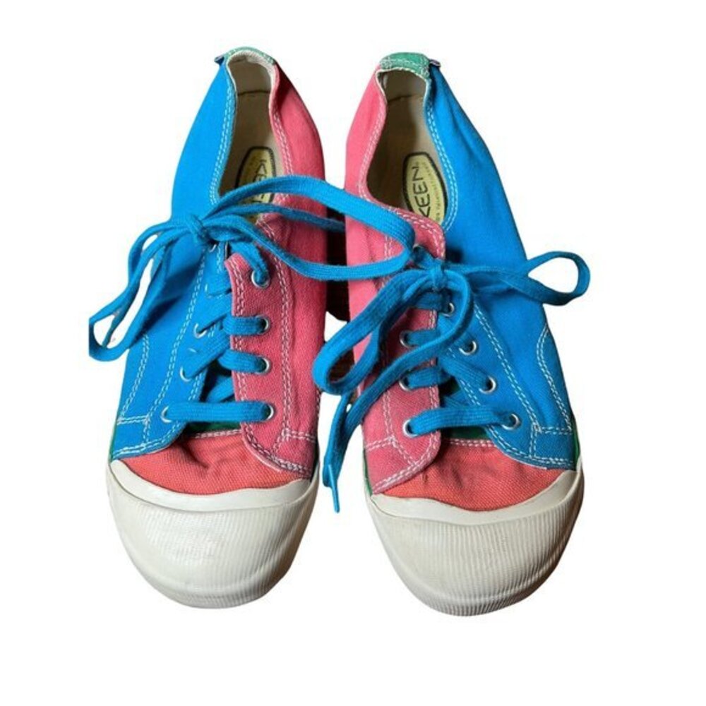 Keen Blue Pink and Green lace up Sneakers Size 5